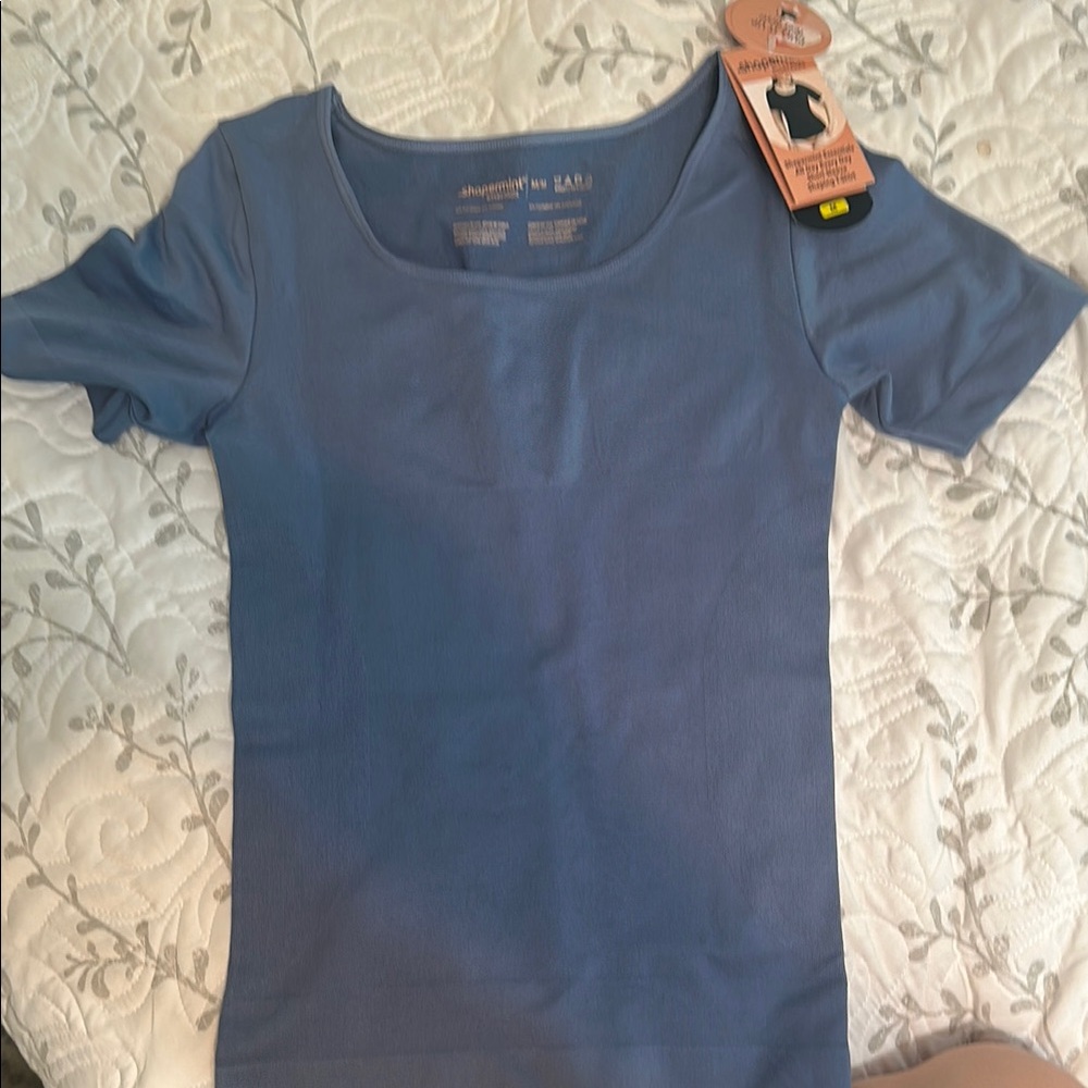 Shapermint Blue Short Sleeve Tee